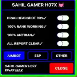 Sahil Gamer H07X FF Injector APK